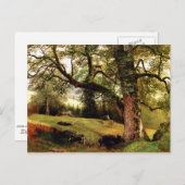 Carte Postale Bierstadt - Un sentier à travers les arbres (Devant / Derrière)