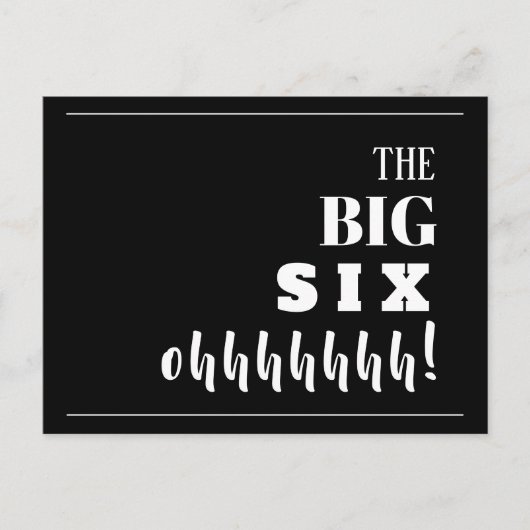 Carte postale BIG 60th Birthday Party Invitation (Devant)