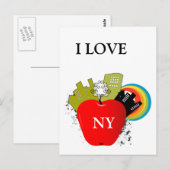 Carte Postale Big Apple New York (Devant / Derrière)