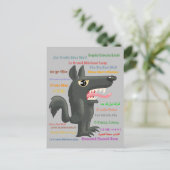 Carte Postale Big Bad Wolf (Debout devant)