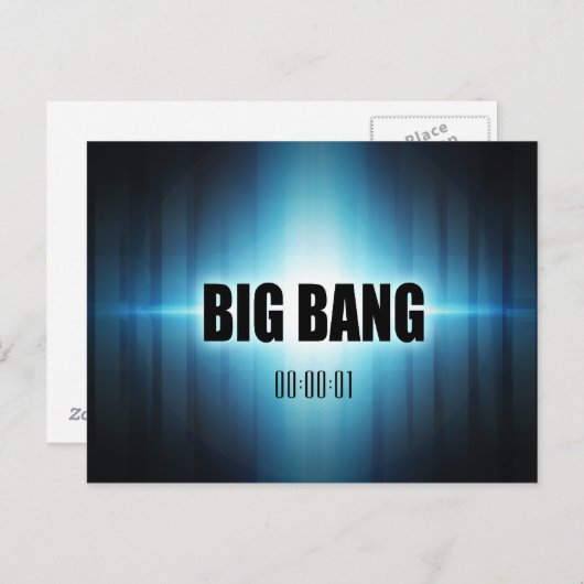 Carte Postale Big bang (Devant / Derrière)