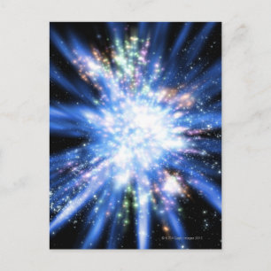 Carte Postale Big Bang depuis l'espace