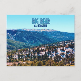 Carte Postale Big Bear California Mountains Vintage