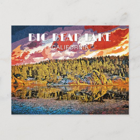 Carte Postale Big Bear Lake (Devant)