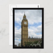 Carte Postale Big Ben (Devant / Derrière)