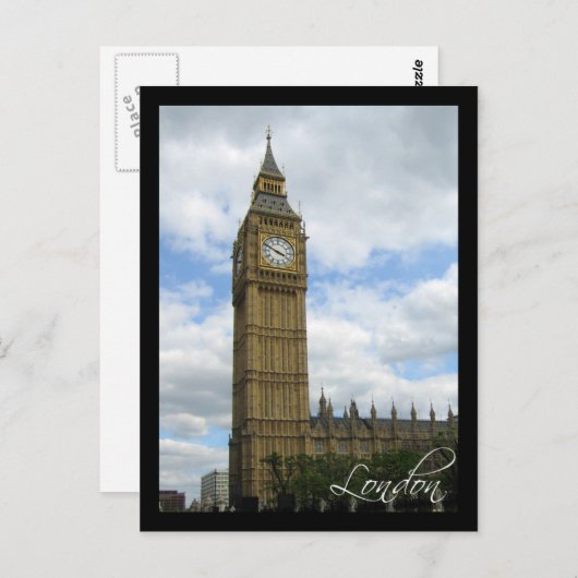 Carte Postale Big Ben (Devant / Derrière)