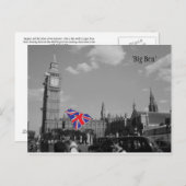 Carte Postale Big Ben (Devant / Derrière)