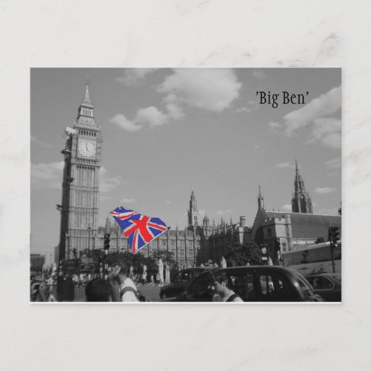 Carte Postale Big Ben (Devant)