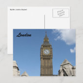 Carte Postale big ben (Devant / Derrière)