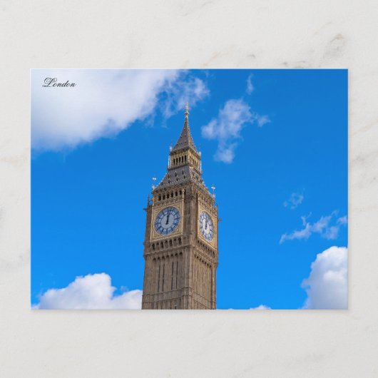 Carte Postale Big Ben (Devant)