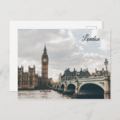 Carte Postale Big Ben à Londres (Devant / Derrière)