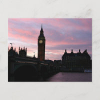 Big Ben au coucher du soleil, Londres