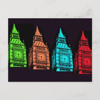 Carte Postale Big Ben Collage