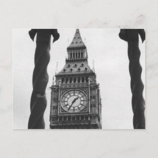 Carte Postale Big Ben en noir et blanc