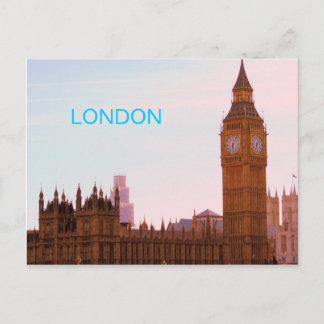 Carte postale Big Ben et British Parliament