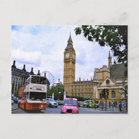 Carte Postale Big Ben et le palais de Westminster (Devant)