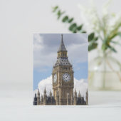 Carte Postale Big Ben et les Chambres du Parlement, Londres, (Debout devant)
