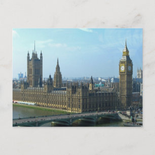 Carte Postale Big Ben et les Chambres du Parlement - Londres