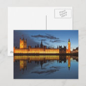 Carte Postale Big Ben London (Devant / Derrière)