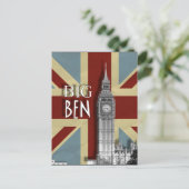 Carte postale Big Ben London British Union Jack (Debout devant)