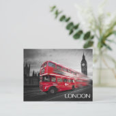 Carte Postale Big Ben London Bus (Debout devant)