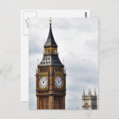 Carte Postale Big Ben London Clock Towers Et Westminster Abbey (Devant / Derrière)