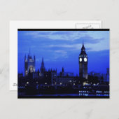 Carte Postale Big Ben London Skyline (Devant / Derrière)