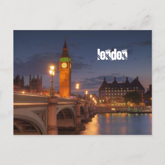 Carte Postale Big Ben (Londres) (Devant)