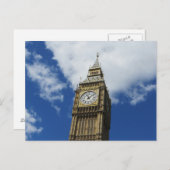 Carte Postale Big Ben, Londres, Angleterre (Devant / Derrière)