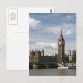 Carte Postale Big Ben, Londres, Angleterre (Devant / Derrière)