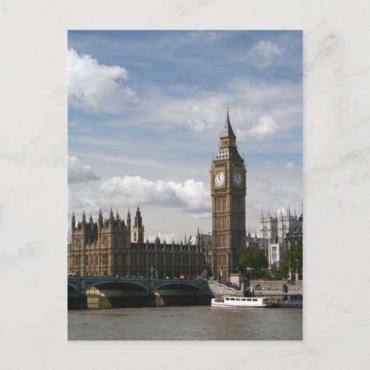 Carte Postale Big Ben, Londres, Angleterre (Devant)