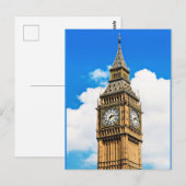 Carte Postale Big Ben, Londres, photo pittoresque (Devant / Derrière)