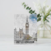 Carte Postale Big Ben, Londres, Royaume-Uni (Debout devant)