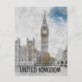 Carte Postale Big Ben, Londres, Royaume-Uni (Devant)