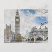 Carte postale Big Ben Londres - Souvenir de voyage (Dos)
