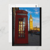 Carte Postale Big Ben & Phone Box (Devant / Derrière)