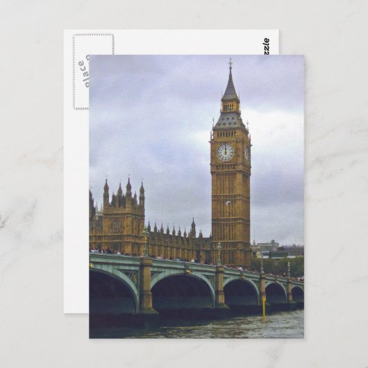 Carte Postale Big Ben Postcard (Devant / Derrière)