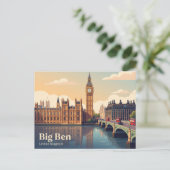 Carte Postale Big Ben Royaume-Uni (Debout devant)