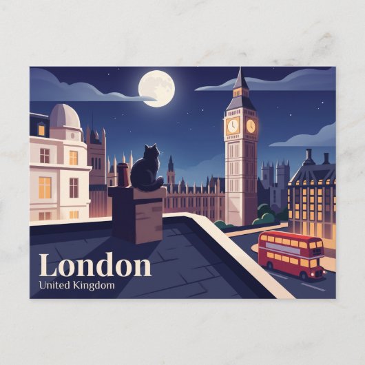 Carte Postale Big Ben Royaume-Uni (Devant)