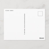 Carte Postale Big Ben, tour horloge - Londres (Dos)