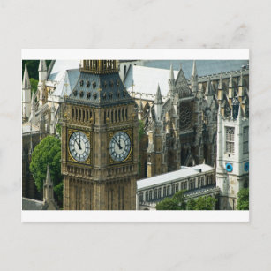 Carte Postale Big Ben Tower Londres