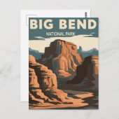 Carte Postale Big Bend National Park Texas (Devant / Derrière)