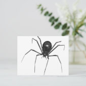 Carte Postale Big Black Déplaisant 3D Spider (Debout devant)