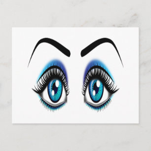 Carte Postale Big Blue Eyes
