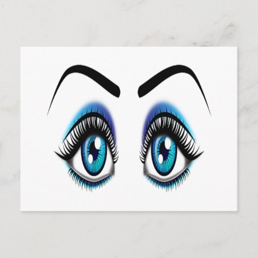 Carte Postale Big Blue Eyes (Devant)