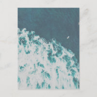 Big Blue Ocean Waves Aerial Beach View Photographi