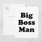 Carte Postale Big Boss Man (Devant / Derrière)