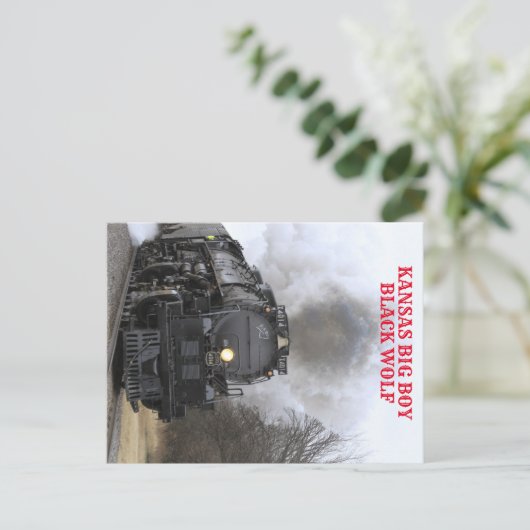 Carte Postale Big Boy Steaming le long (Debout devant)