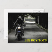 Carte postale Big Boy Toys Moto (Devant / Derrière)