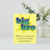 Carte Postale Big Bro (Debout devant)
